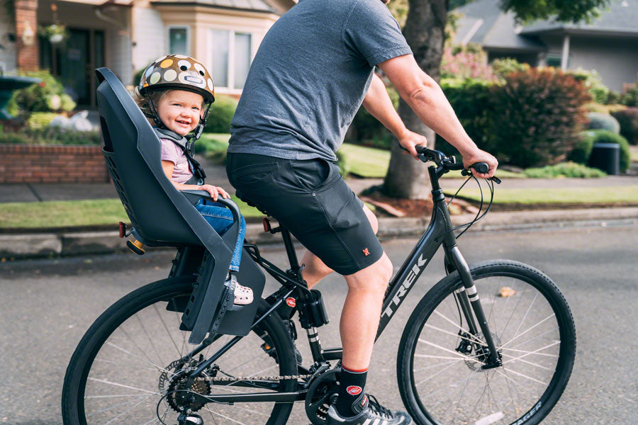 Burley Dash Frame Mount Child Seat - Black/Gray