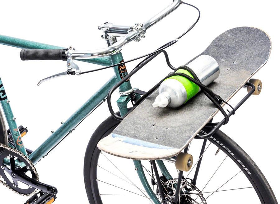 Pelago Commuter Front Rack: Medium, Black Stainless Steel