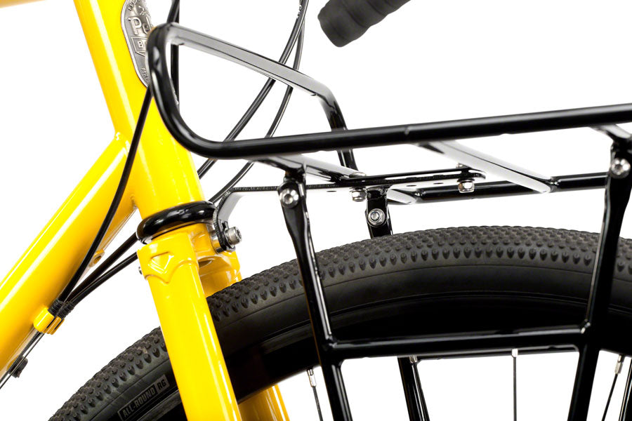 Pelago Commuter Front Rack: Large, Black Stainless Steel