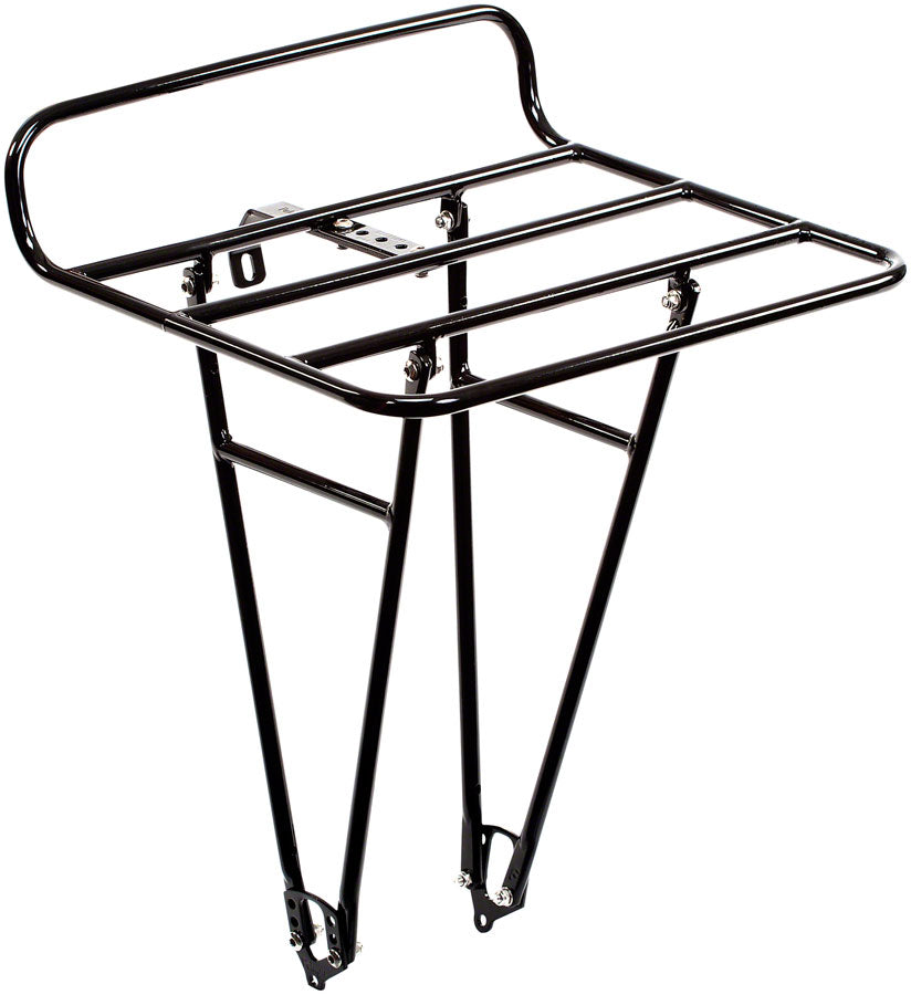Pelago Commuter Front Rack: Large, Black Stainless Steel