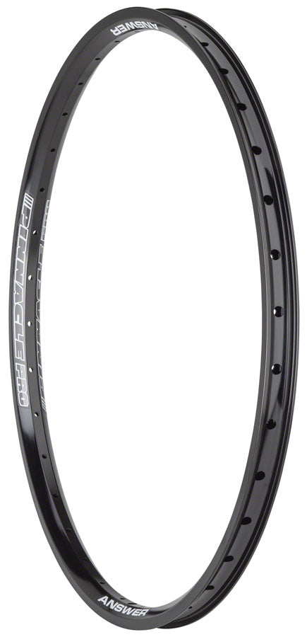 Answer BMX Answer Pinnacle Pro V2 20 in Bicycle Rim Black 36H