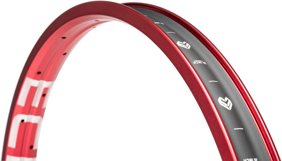 Eclat Eclat Trippin " Sandblast 20 in Bicycle Rim Red 36H