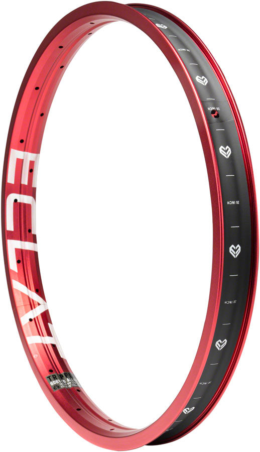 Eclat Eclat Trippin " Sandblast 20 in Bicycle Rim Red 36H