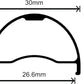 Velocity Blunt SS 27.5 in Bicycle Rim Black 28H Disc Brake
