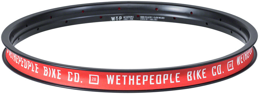 We The People Logic Rim - 20", Black, 36H, Welded