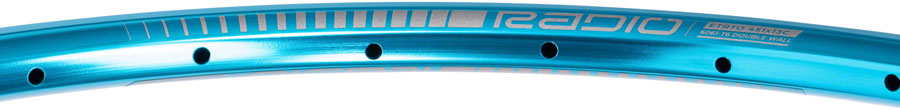 Radio Raceline Clipper Junior Rim - 20", Cyan, 28H, Clincher