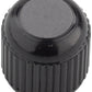 FOX Rear Shock Air Valve Cap, Alloy, Black, Qty 50