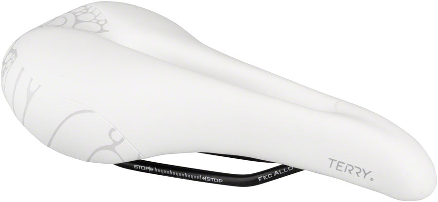 Terry Butterfly - Women's Comfort 155mm CrMo Rail Saddle White