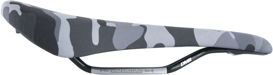 Dmr OiOi - Snow Camo Comfort CrMo Rail Saddle White/Gray