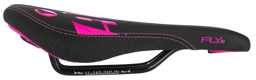 SDG Fly Jr - Neon Mountain Steel Rail Saddle Pink/Black/Purple