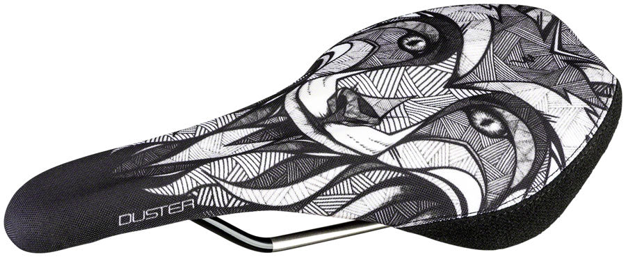 SDG Duster P MTN - Alloy Comfort CrMo Rail Saddle Black/White/Orange