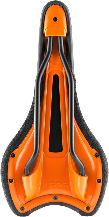 SDG Radar - Alloy Comfort Saddle Black/Orange