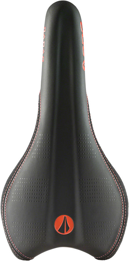 SDG Radar - Alloy Comfort Saddle Black/Orange