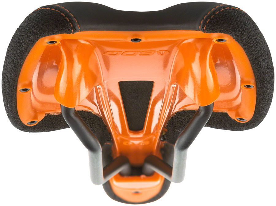SDG Radar - Alloy Comfort Saddle Black/Orange