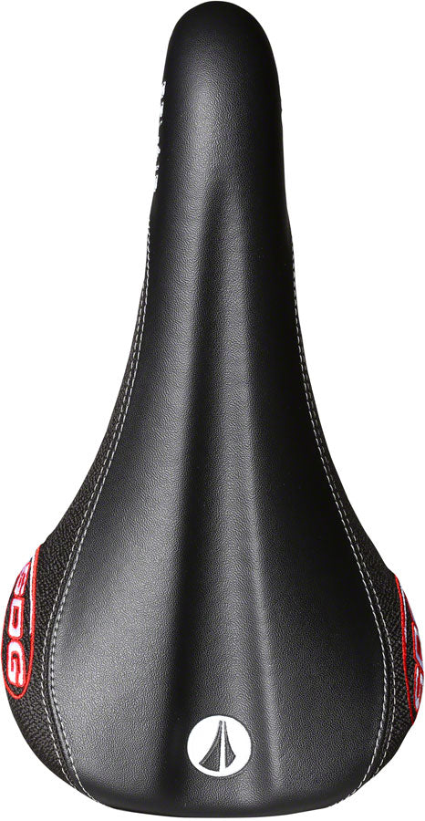 SDG Bel-Air RL - Comfort CrMo Rail Saddle Black/Orange/Purple