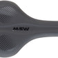 MSW SDL-173 Spin Fitness - Comfort Steel Rail Saddle Black/Orange