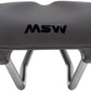 MSW SDL-173 Spin Fitness - Comfort Steel Rail Saddle Black/Orange