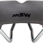MSW SDL-192 Spin Fitness - Comfort Steel Rail Saddle Black/Orange