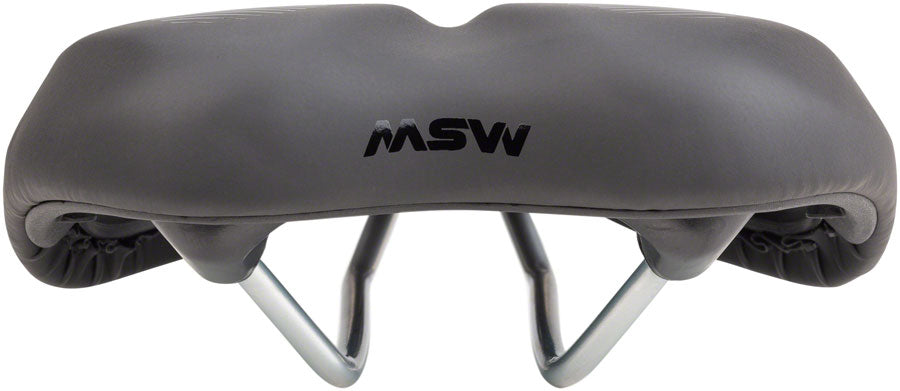 MSW SDL-192 Spin Fitness - Comfort Steel Rail Saddle Black/Orange