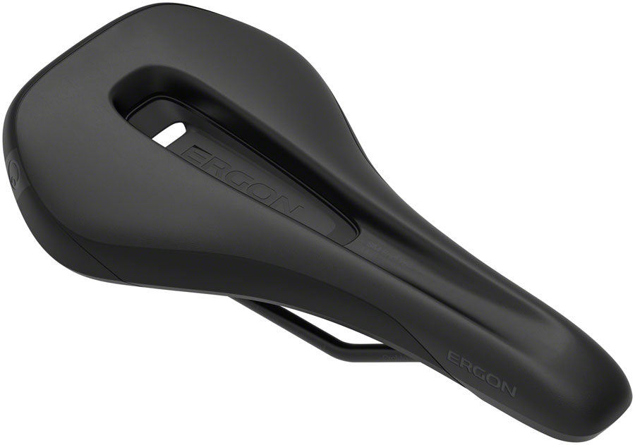 Ergon SM Enduro - Stealth Mens Medium Large Comfort CrMo Rail Saddle Black