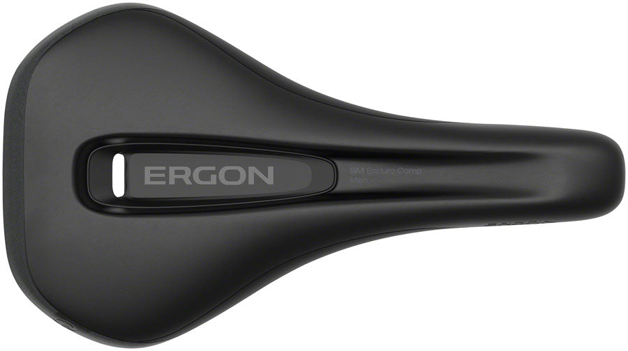 Ergon SM Enduro Comp - Stealth Oilslick Mens Medium Large CrMo Rail Saddle Black