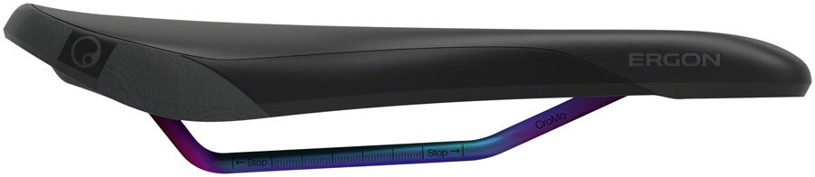 Ergon SM Enduro Comp - Stealth Oilslick Mens Medium Large CrMo Rail Saddle Black