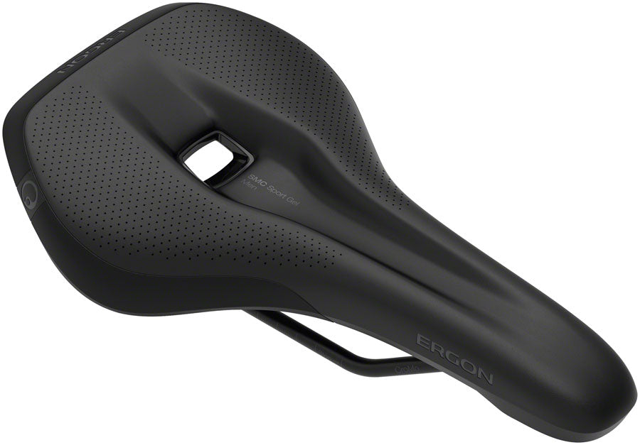 Ergon SMC Sport - Stealth Mens Small Medium Comfort CrMo Rail Saddle Black