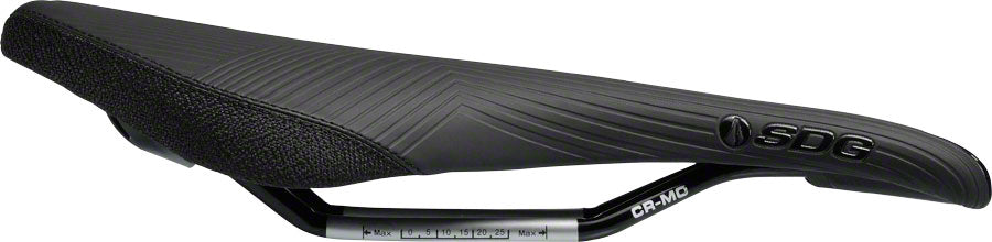 SDG Duster P MTN - Comfort CrMo Rail Saddle Black/Orange