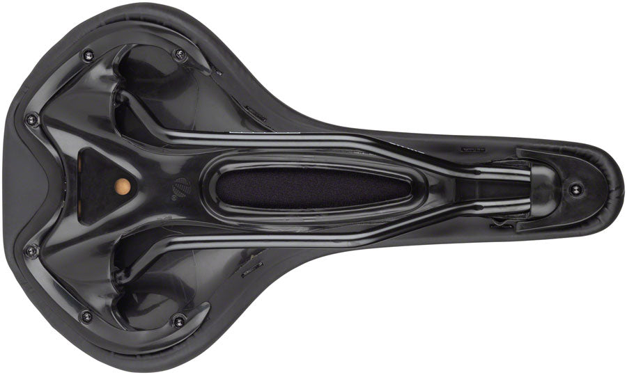 MSW SDL-165 Hustle Performance - Comfort CrMo Rail Saddle Black