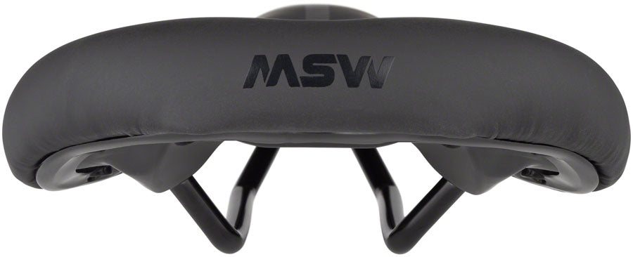 MSW SDL-165 Hustle Performance - Comfort CrMo Rail Saddle Black