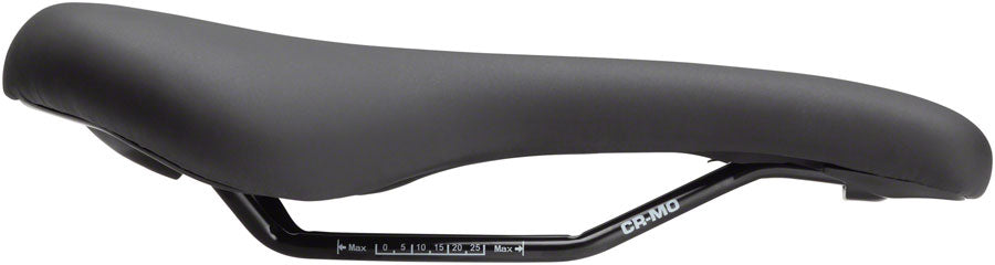 MSW SDL-165 Hustle Performance - Comfort CrMo Rail Saddle Black