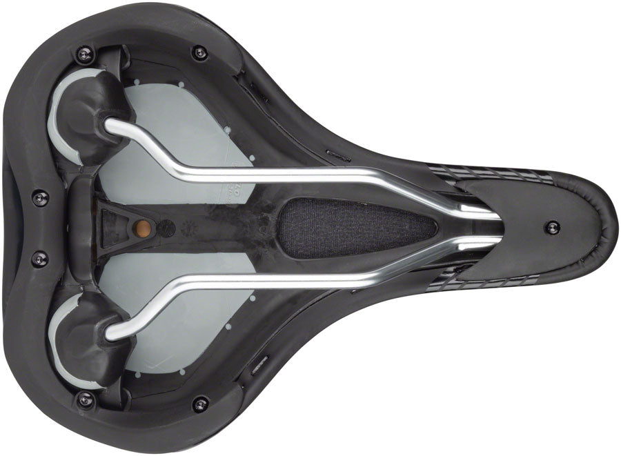 MSW SDL-192 Relax Recreation - Comfort Steel Rail Saddle Black/Orange