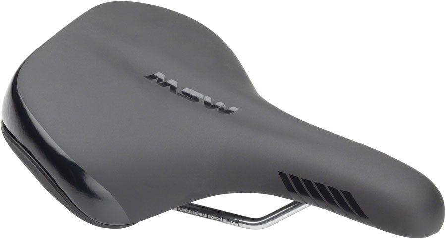 MSW SDL-192 Relax Recreation - Comfort Steel Rail Saddle Black/Orange