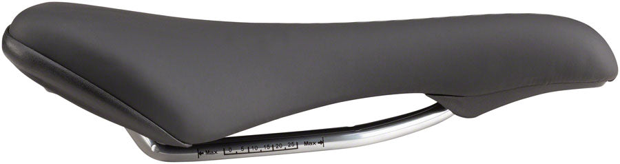 MSW Youth Long - Comfort Steel Rail Saddle Black