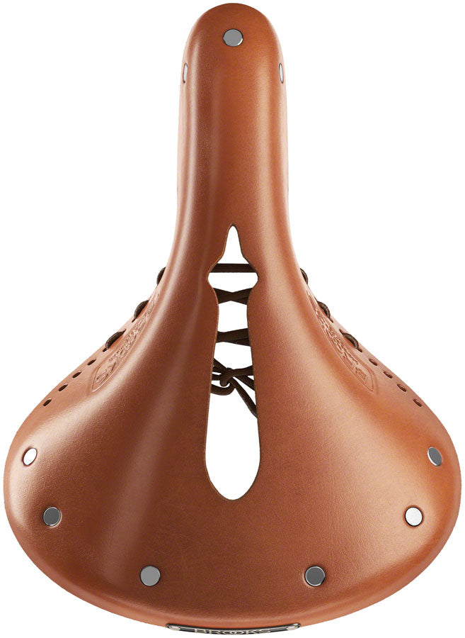 Brooks B17 Carved Saddle - Steel, Honey