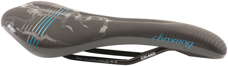 Chromag Juniper - Cyan Women's Mountain CrMo Rail Saddle Black
