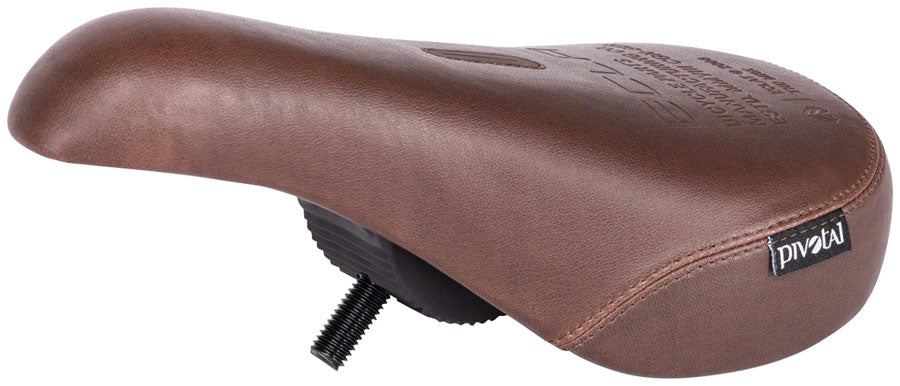 Eclat Bios Pivotal BMX Seat - Mid Pad, Brown Leather