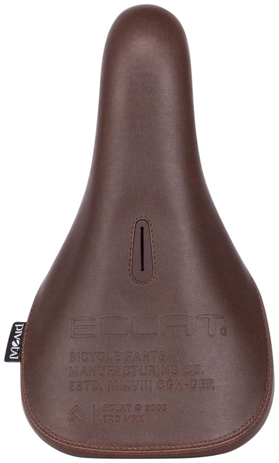Eclat Bios Pivotal BMX Seat - Mid Pad, Brown Leather