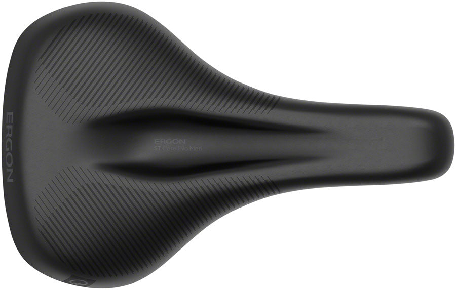 Ergon ST Core Evo Men's - MD LG Comfort Saddle Black/Gray