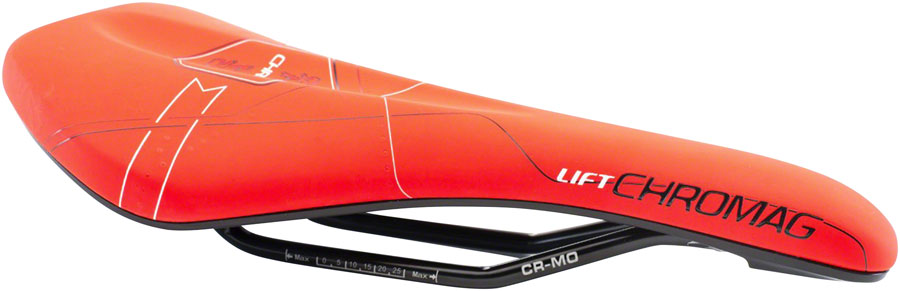 Chromag Lift - Mountain CrMo Rail Saddle Red