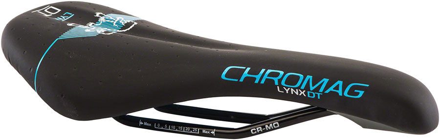 Chromag Lynx DT - Mountain CrMo Rail Saddle Black/Blue/Orange