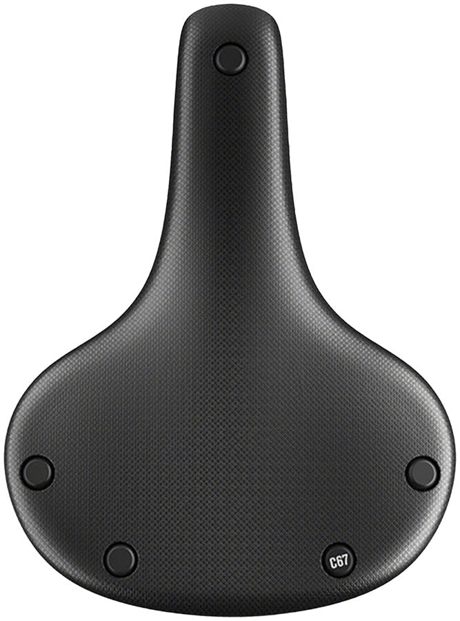 Brooks C67 - Comfort Saddle Black/Orange/Natural