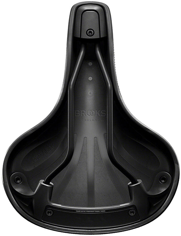 Brooks C67 - Comfort Saddle Black/Orange/Natural