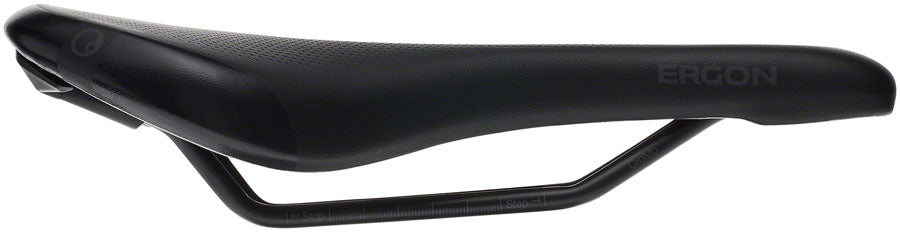 Ergon SM Sport - Stealth Women's Medium Large Comfort CrMo Rail Saddle Black