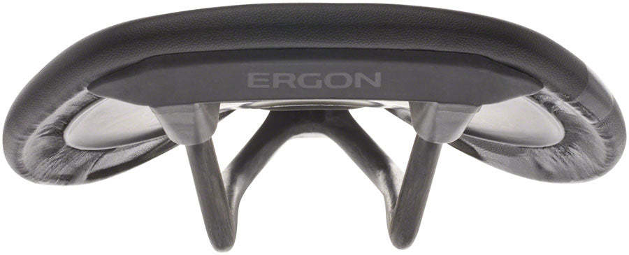 Ergon SR Pro - Stealth Women's Small Medium Comfort Oval Rail Saddle Black