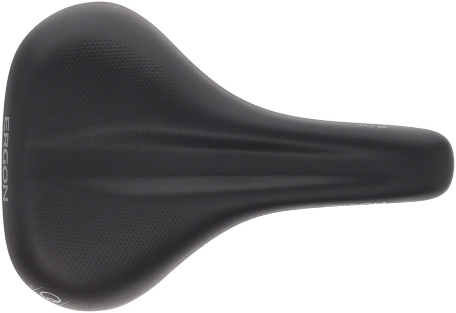 Ergon ST - Balck Men's Small Medium Comfort CrMo Rail Saddle Black