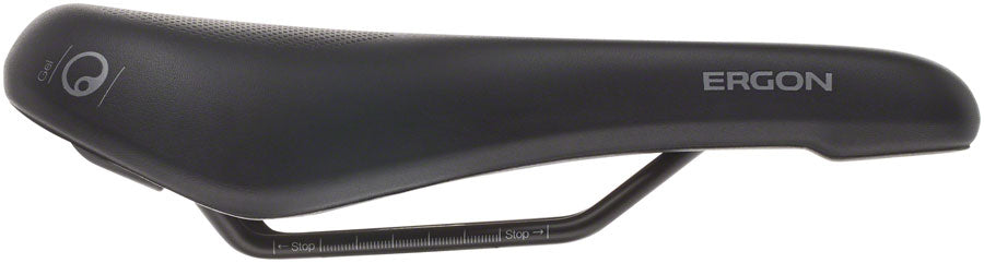 Ergon ST - Balck Men's Small Medium Comfort CrMo Rail Saddle Black