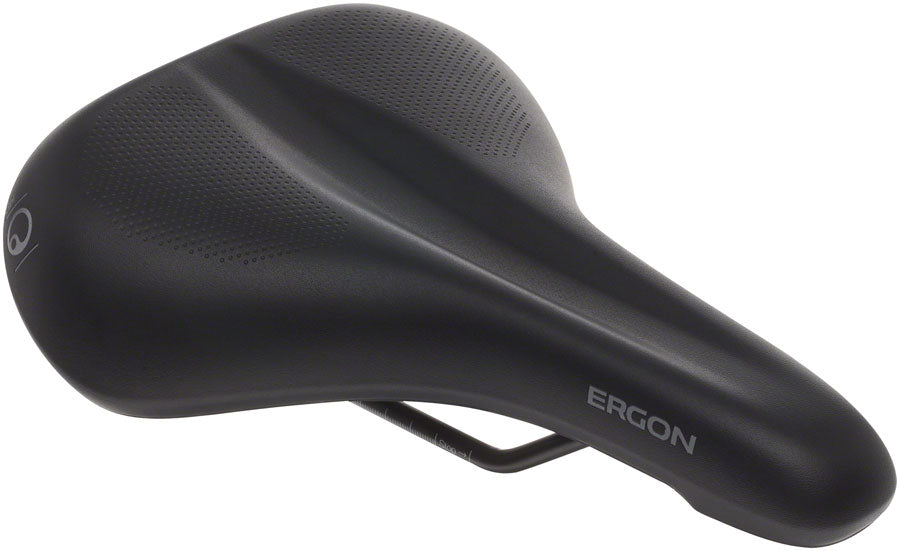 Ergon ST - Balck Men's Small Medium Comfort CrMo Rail Saddle Black