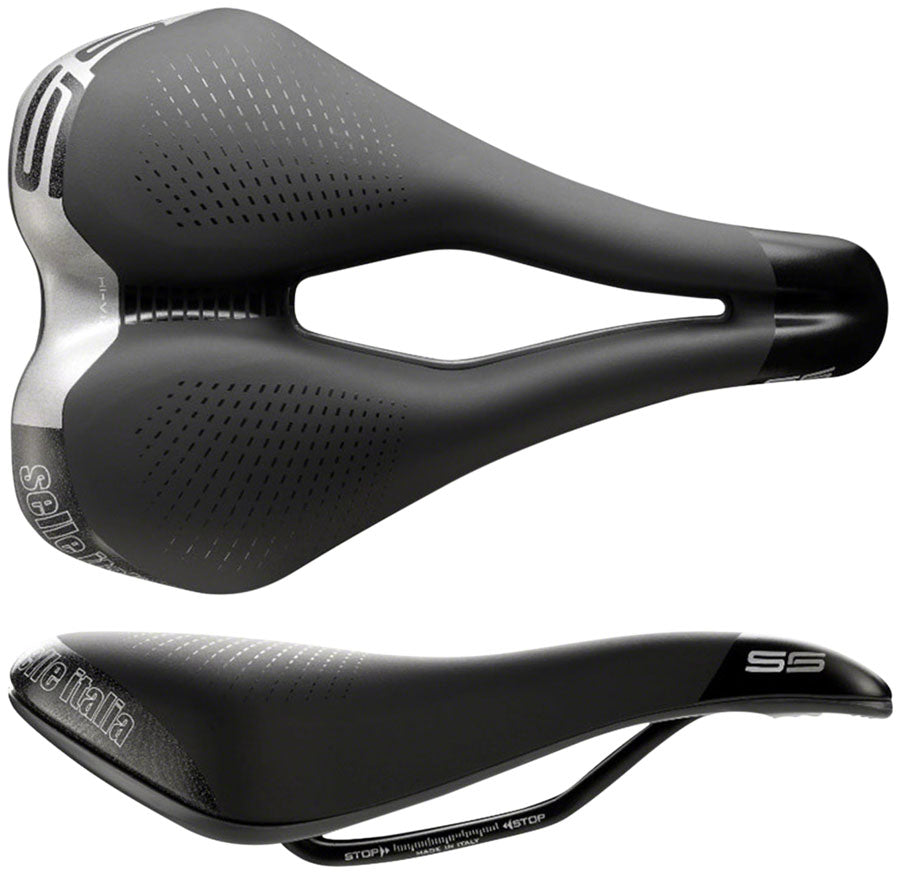 Selle Italia Max S 5 Superflow - Fec Alloy L3 CrMo Saddle Black/Orange/White