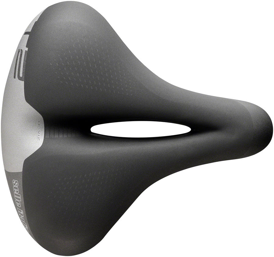 Selle Italia T2 Flow - Fec Alloy L2 Comfort CrMo Rail Saddle Black/Silver